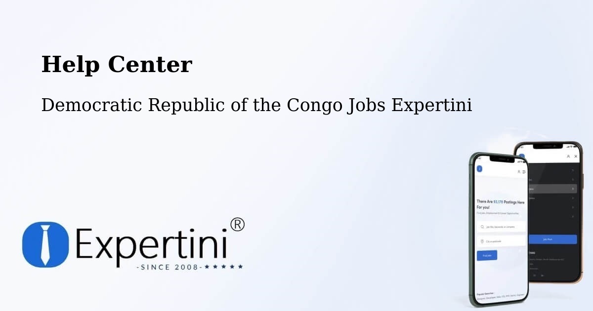 Help Center – Gbadolite - Democratic Republic of the Congo Jobs Expertini